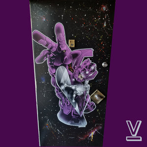 Galactus and Silver Surfer door Decal