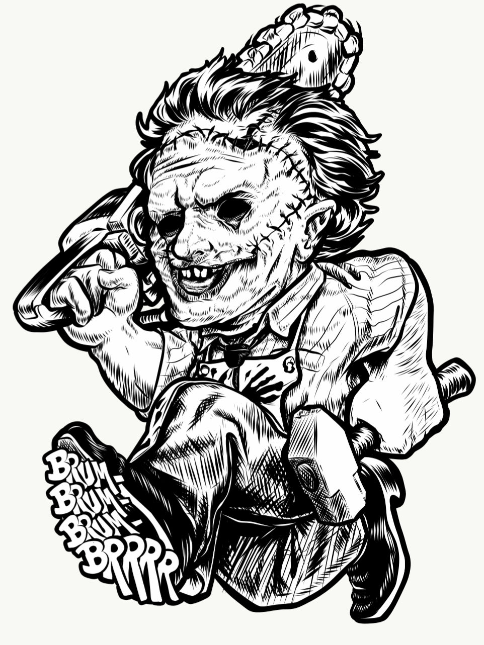 Leather face